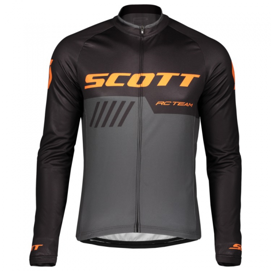 Scott RC TEAM 10 Fahrradbekleidung Radtrikot Langarm black/exotic orange 9X3YE Scott RC TEAM 10 Fahrradbekleidung Radtrikot Langarm black/exotic orange 9X3YE