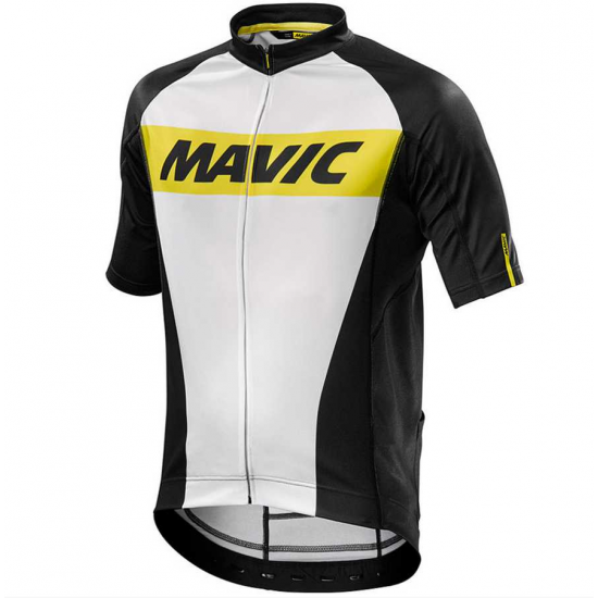 2016 Mavic Fahrradtrikot Radsport weiß Schwarz 27O9O 2016 Mavic Fahrradtrikot Radsport weiß Schwarz 27O9O
