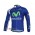 Movistar Teams Radtrikot Langarm blau BQU7A
