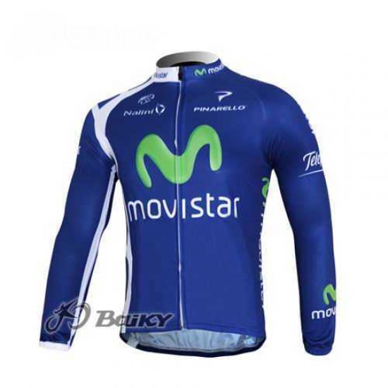 Movistar Teams Radtrikot Langarm blau BQU7A Movistar Teams Radtrikot Langarm blau BQU7A