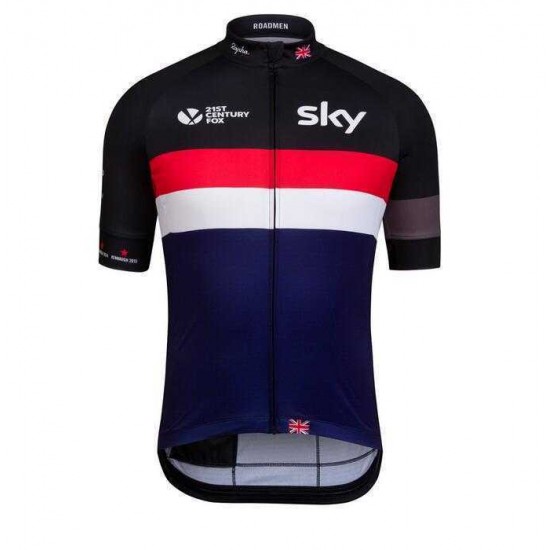 2016 SKY weiß-Rot Fahrradtrikot Radsport H5CBO 2016 SKY weiß-Rot Fahrradtrikot Radsport H5CBO