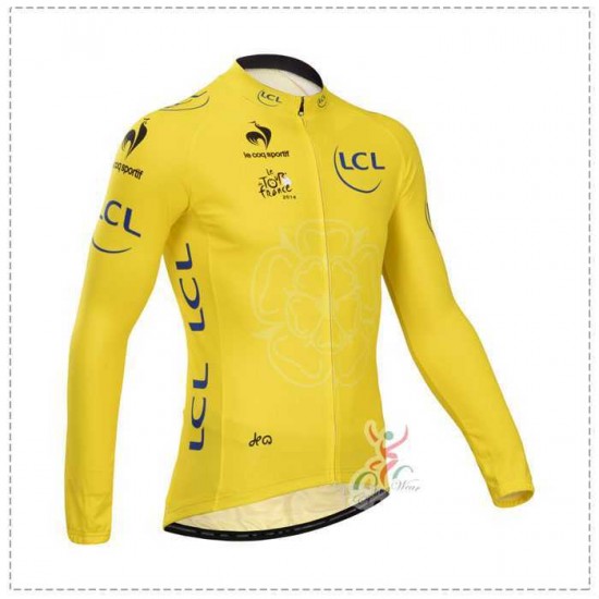 Tour de France le coq sportif 2014 Fahrradbekleidung Radtrikot Langarm gelb 7IS8U Tour de France le coq sportif 2014 Fahrradbekleidung Radtrikot Langarm gelb 7IS8U