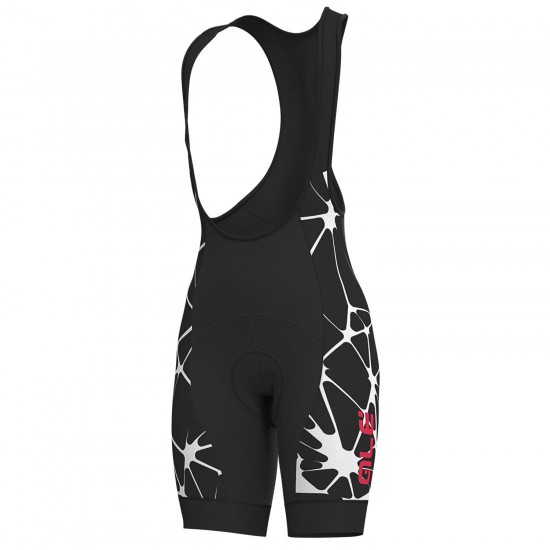 Damen Ale Solid Cracle-Schwarz weiß Kurz Trägerhose IO0B5 Damen Ale Solid Cracle-Schwarz weiß Kurz Trägerhose IO0B5
