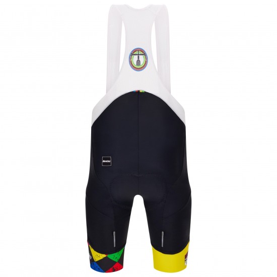 Bekleidung Herren Santini UCI Gravel UCI World Championship Flanders tragerhose 2024 Bekleidung Herren Santini UCI Gravel UCI World Championship Flanders tragerhose 2024