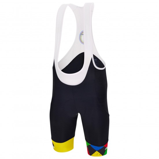 Bekleidung Herren Santini UCI Gravel UCI World Championship Flanders tragerhose 2024 Bekleidung Herren Santini UCI Gravel UCI World Championship Flanders tragerhose 2024