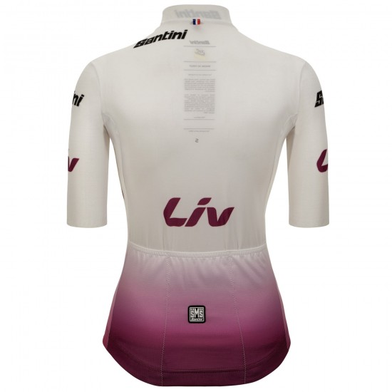 Bekleidung Damen Weißes Damen-T-Shirt Tour de France 2024 Bekleidung Damen Weißes Damen-T-Shirt Tour de France 2024