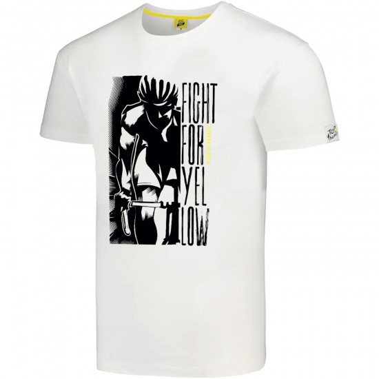 Bekleidung Herren T-Shirt Tour de France Fight For Yellow 2024 Bekleidung Herren T-Shirt Tour de France Fight For Yellow 2024