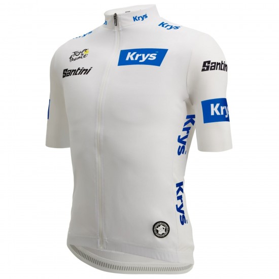 Bekleidung Herren Santini Weiß Tour de France 2025 Fan Linie trikot Bekleidung Herren Santini Weiß Tour de France 2025 Fan Linie trikot