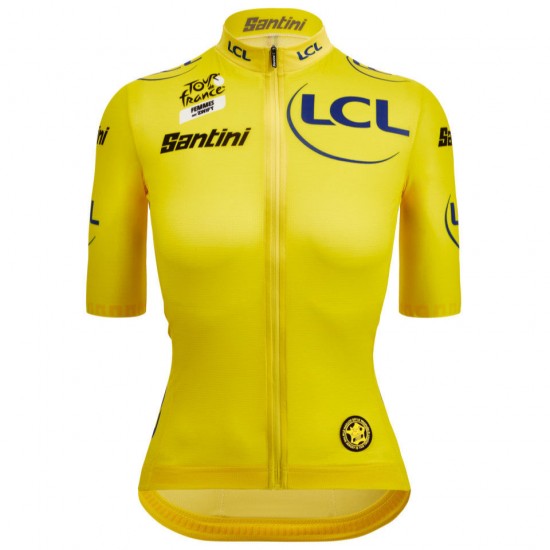 Bekleidung Damen Gelbes Trikot frau Tour de France 2025 Fan Line Bekleidung Damen Gelbes Trikot frau Tour de France 2025 Fan Line