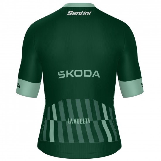 Bekleidung Herren Santini Vuelta Espana 2025 grun trikot Bekleidung Herren Santini Vuelta Espana 2025 grun trikot