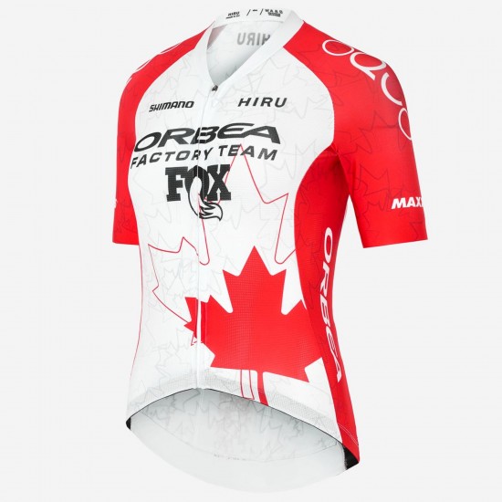 Bekleidung Damen Hiru Orbea Factory Team 2025 Core frau trikot-Kanadische Meisterin Bekleidung Damen Hiru Orbea Factory Team 2025 Core frau trikot-Kanadische Meisterin