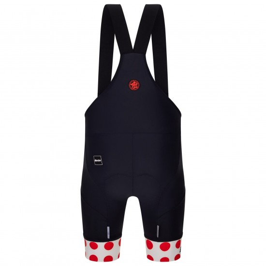 Bekleidung Herren Santini Pois Tour de France tragerhose 2025 Bekleidung Herren Santini Pois Tour de France tragerhose 2025