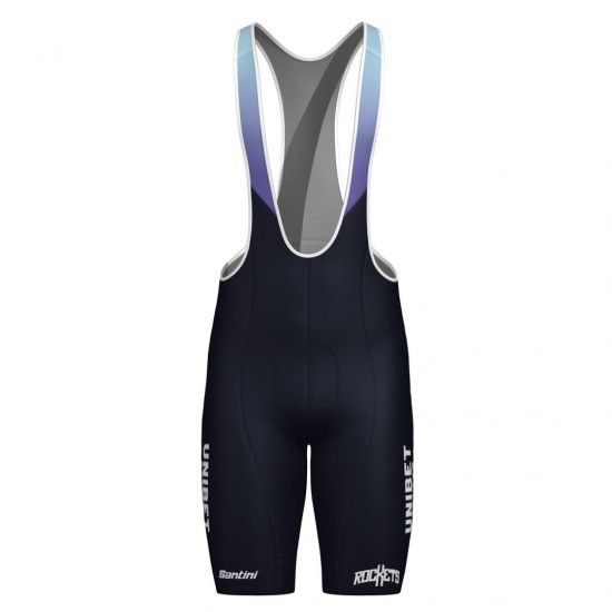 Bekleidung Herren Team Unibet Rockets 2025 Santini tragerhose-Blau Bekleidung Herren Team Unibet Rockets 2025 Santini tragerhose-Blau