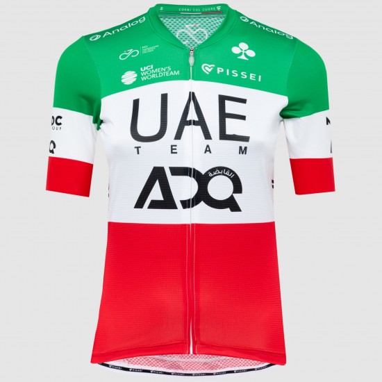 Bekleidung Damen Pissei UAE Team ADQ 2025 frau trikot-Italienischer meister Bekleidung Damen Pissei UAE Team ADQ 2025 frau trikot-Italienischer meister