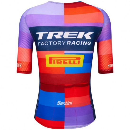 Bekleidung Herren Santini Trek Factory Racing 2025 XC trikot Bekleidung Herren Santini Trek Factory Racing 2025 XC trikot