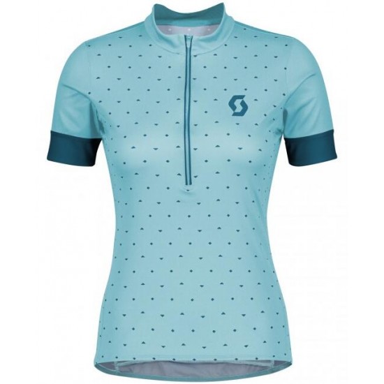 2020 Damen SCOTT Endurance 20 Radtrikot kurzarm Blau 2020 Damen SCOTT Endurance 20 Radtrikot kurzarm Blau