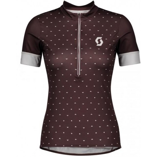 2020 Damen SCOTT Endurance 20 Radtrikot kurzarm Braun 2020 Damen SCOTT Endurance 20 Radtrikot kurzarm Braun