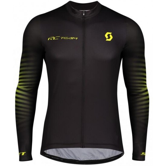 2020 SCOTT RC TEAM 10 Radtrikot langarm Schwarz 2812 2020 SCOTT RC TEAM 10 Radtrikot langarm Schwarz 2812