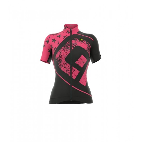 ALE PRR STARS Damen Fahrradbekleidung Radtrikot pink NOANC