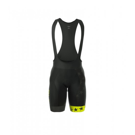 ALE PRR STARS Kurz Trägerhose FLUO gelb SCKSV