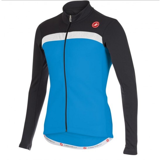 2016 Castelli Criterium Fahrradbekleidung Radtrikot Langarmen Schwarz blau NVOVK 2016 Castelli Criterium Fahrradbekleidung Radtrikot Langarmen Schwarz blau NVOVK