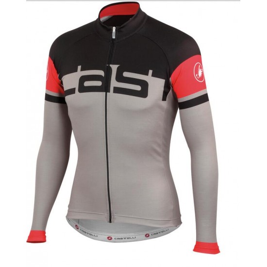 2016 Castelli Unavolta Fahrradbekleidung Radtrikot Langarmen grijs Schwarz OPRG8 2016 Castelli Unavolta Fahrradbekleidung Radtrikot Langarmen grijs Schwarz OPRG8
