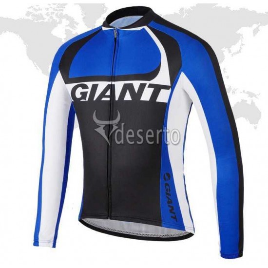 2014 Giant Fahrradbekleidung Radtrikot Langarmen Schwarz blau JHNHK 2014 Giant Fahrradbekleidung Radtrikot Langarmen Schwarz blau JHNHK