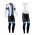 Giant 2014 Fahrradbekleidung Set Langarmtrikot+Lange Trägerhose blau weiß K3XJE
