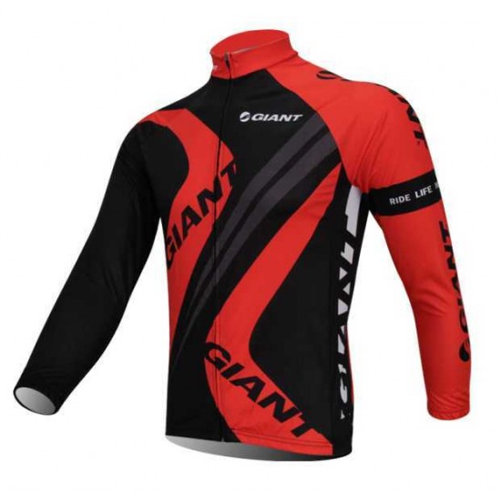 Giant Fahrradbekleidung Radtrikot Langarmen Rot Schwarz Z2ZEU Giant Fahrradbekleidung Radtrikot Langarmen Rot Schwarz Z2ZEU