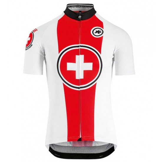 ASSOS 2018 SWISS NATIONAL TEAM Fahrradbekleidung Radtrikot RX8KG ASSOS 2018 SWISS NATIONAL TEAM Fahrradbekleidung Radtrikot RX8KG