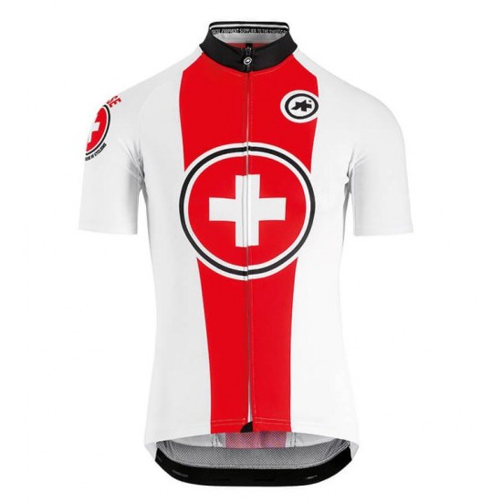 Swiss National Teams 2018 ASSOS Fahrradbekleidung Radtrikot NBCM8 Swiss National Teams 2018 ASSOS Fahrradbekleidung Radtrikot NBCM8