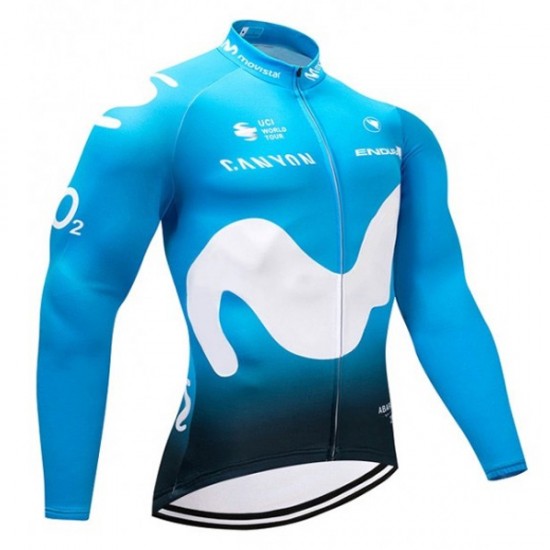 2018 Movistar Team Fahrradbekleidung Radtrikot Langarm PC9SX 2018 Movistar Team Fahrradbekleidung Radtrikot Langarm PC9SX