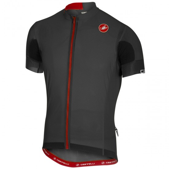 Castelli Aero Race 4.1 Solid Antracite Fahrradbekleidung Radtrikot S7PL0 Castelli Aero Race 4.1 Solid Antracite Fahrradbekleidung Radtrikot S7PL0