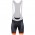 Cipollini Easy Schwarz oranje Kurz Trägerhose XDA3Y