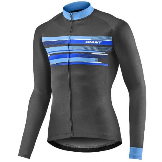 Giant Rival Fahrradbekleidung Radtrikot Langarm black/blue N2T3Q Giant Rival Fahrradbekleidung Radtrikot Langarm black/blue N2T3Q