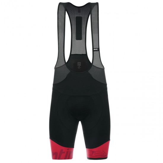 Santini Sleek 99 Rot Kurz Trägerhose QMIV5 Santini Sleek 99 Rot Kurz Trägerhose QMIV5