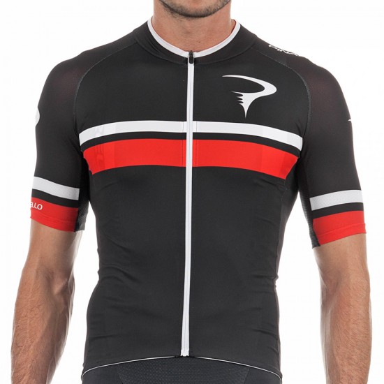 Pinarello Corsa Fahrradbekleidung Radtrikot Schwarz Rot P79NS Pinarello Corsa Fahrradbekleidung Radtrikot Schwarz Rot P79NS