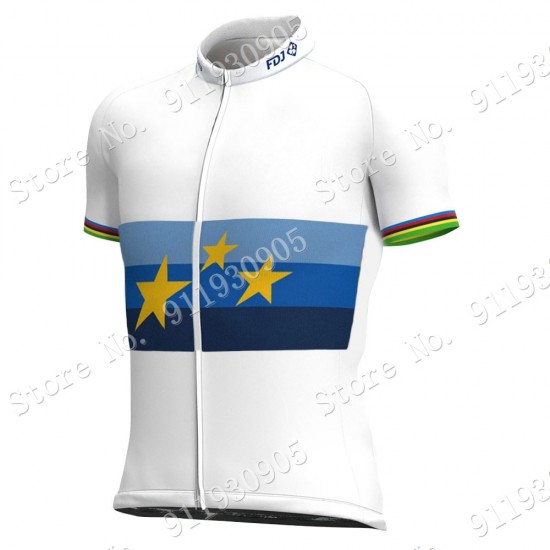 FDJ Pro Team European Champion 2021 Fahrradtrikot Radsport 307 AwaFq FDJ Pro Team European Champion 2021 Fahrradtrikot Radsport 307 AwaFq