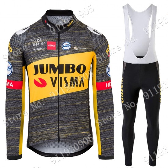 Jumbo Visma Tour De France 2021 Fahrradbekleidung Radtrikot Satz Langarm Und Lange Radhose 382 ZGULe Jumbo Visma Tour De France 2021 Fahrradbekleidung Radtrikot Satz Langarm Und Lange Radhose 382 ZGULe