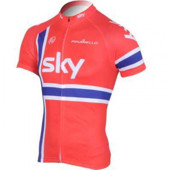 2013 Teams Sky Norvegese kampioen outlet Fahrradtrikot Radsport Rot RCC7S 2013 Teams Sky Norvegese kampioen outlet Fahrradtrikot Radsport Rot RCC7S