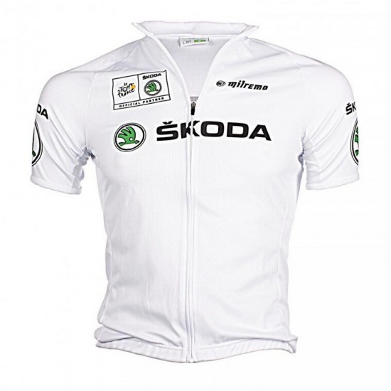 2016 SKODA Fahrradbekleidung Radtrikot weiß LYU8L 2016 SKODA Fahrradbekleidung Radtrikot weiß LYU8L