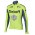 2016 Tinkoff Fahrradbekleidung Radtrikot Langarm vliezen lichtgrün MGLLP