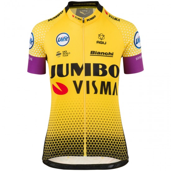 Jumbo Visma 2019 Damen Fahrradbekleidung Radtrikot Q096F Jumbo Visma 2019 Damen Fahrradbekleidung Radtrikot Q096F