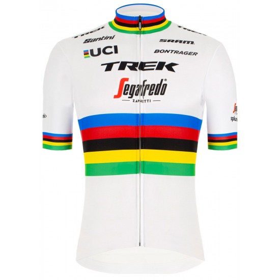TREK-SEGAFREDO 2020 Strassenrad Weltmeister Radtrikot kurzarm langer Reißverschluss